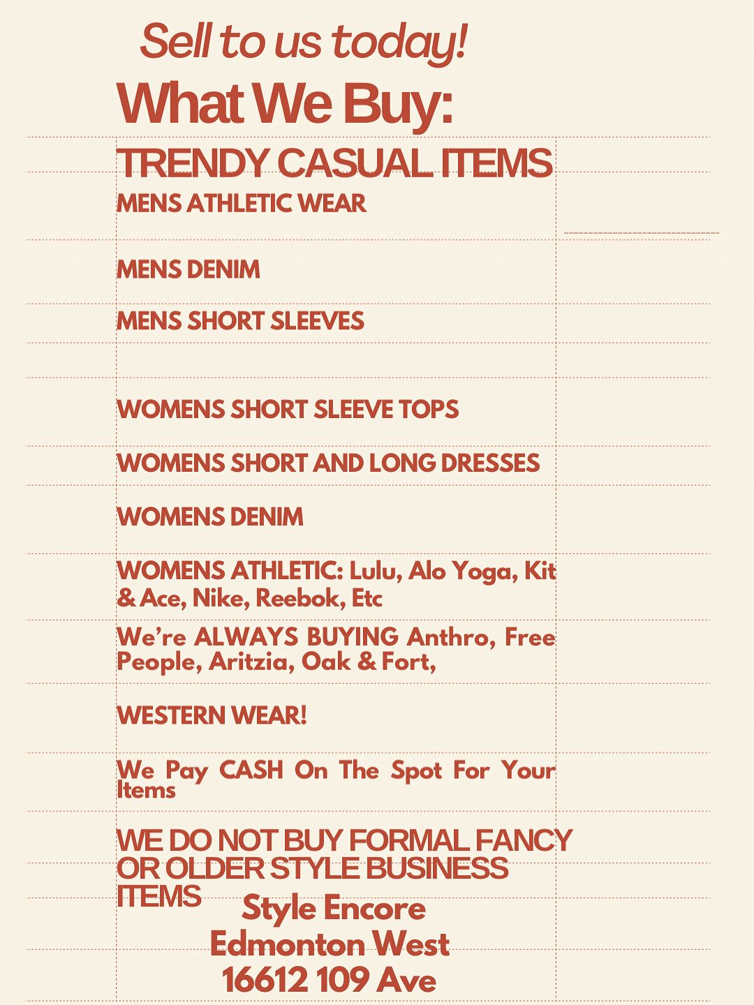 What we buy